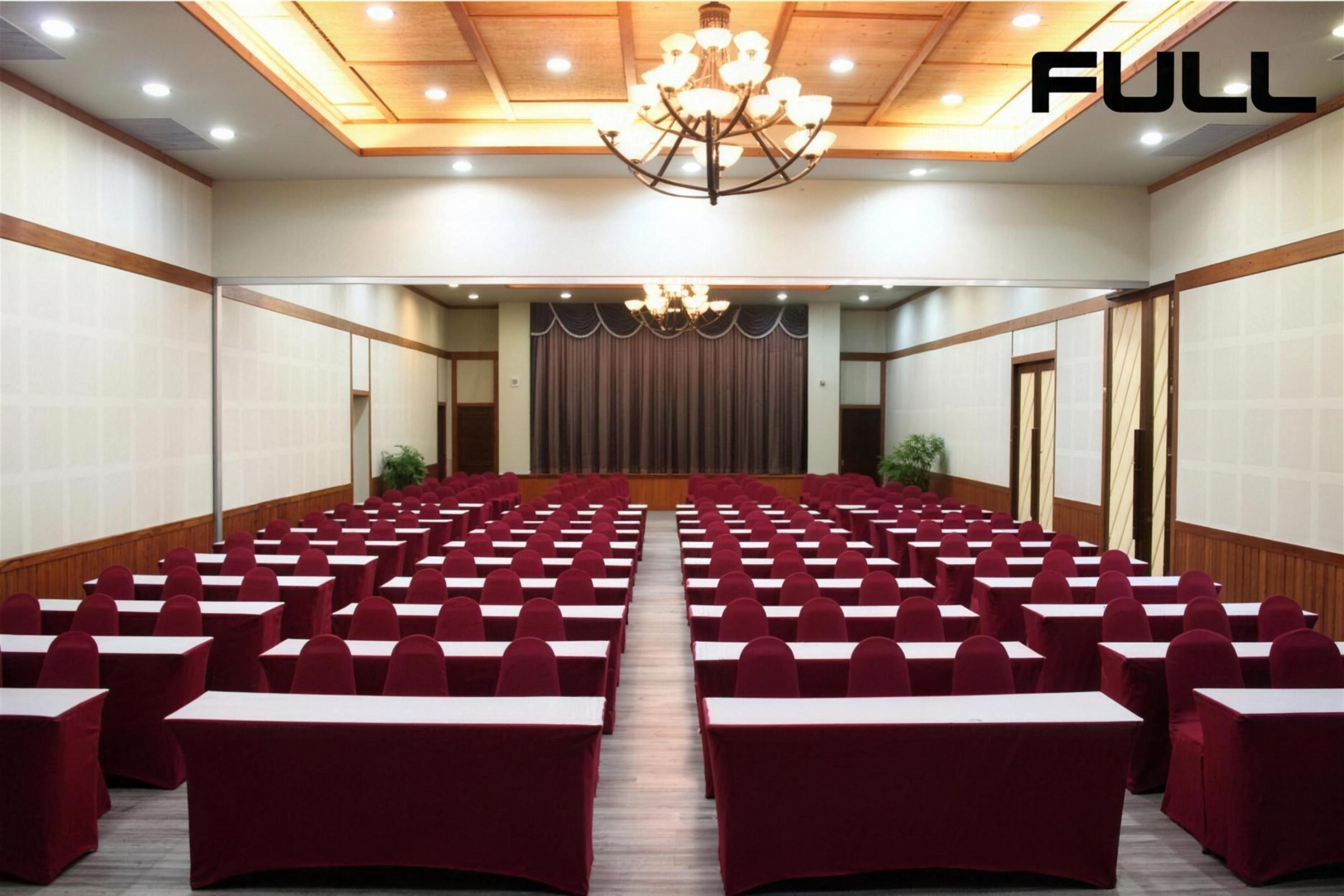 Seminar hall in classroom setup
